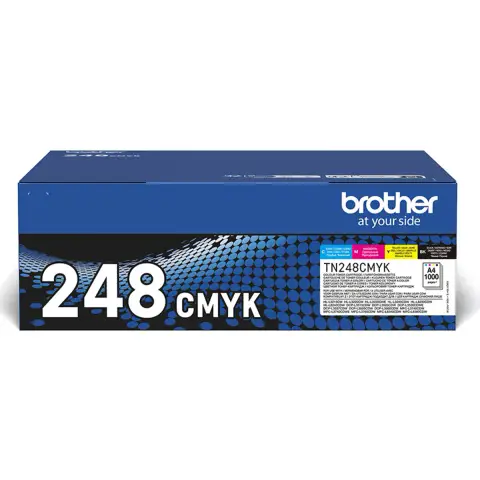 Brother TN248VAL - Zestaw 4 tonerów do Brother DCP-L3515, DCP-L3520, DCP-L3527, DCP-L3555, DCP-L3560, HL-L8230, HL-L8240